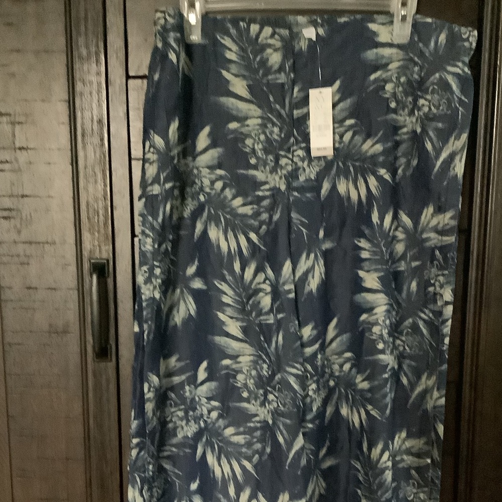 New York & Company XL floral Palazzo pants
